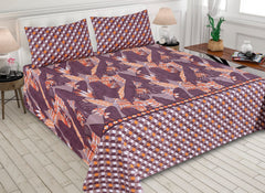 3 Pcs Cotton Bed sheet B 117
