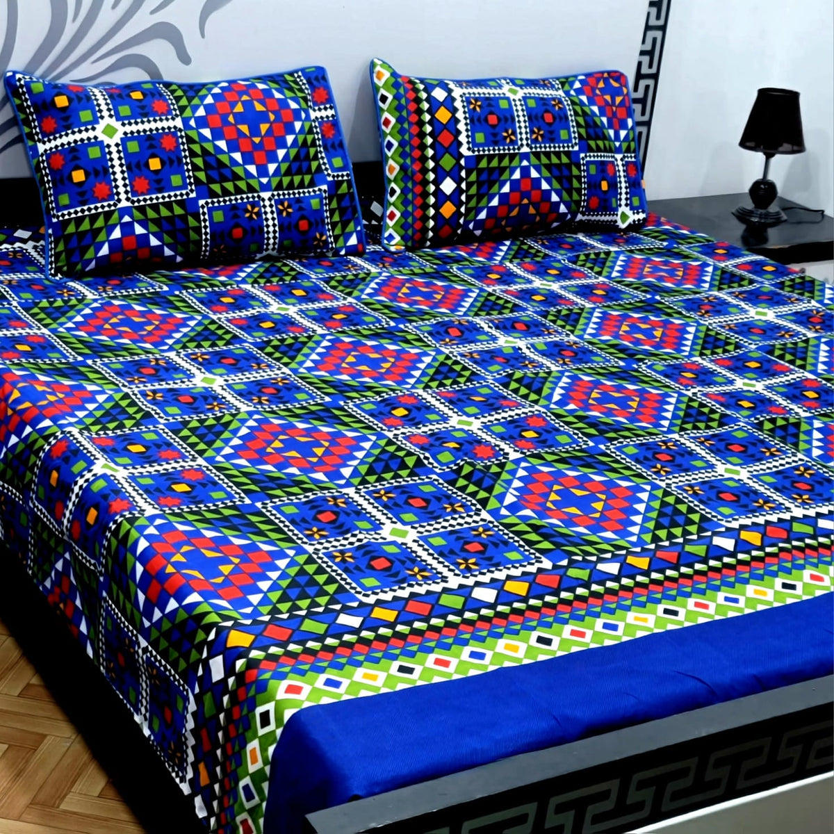 Cotton Satin King Size Bed Sheet STN 046