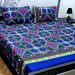 Cotton Satin King Size Bed Sheet STN 046