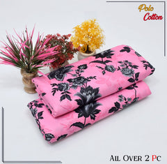 2 Piece – Cotton Digital Print Suit ( Design LS104)