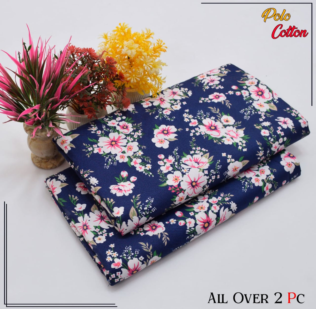 2 Piece – Cotton Digital Print Suit ( Design LS111)