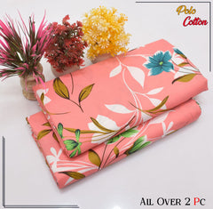 2 Piece – Cotton Digital Print Suit ( Design LS121)