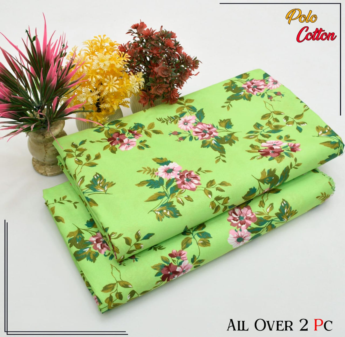 2 Piece – Cotton Digital Print Suit ( Design LS123)
