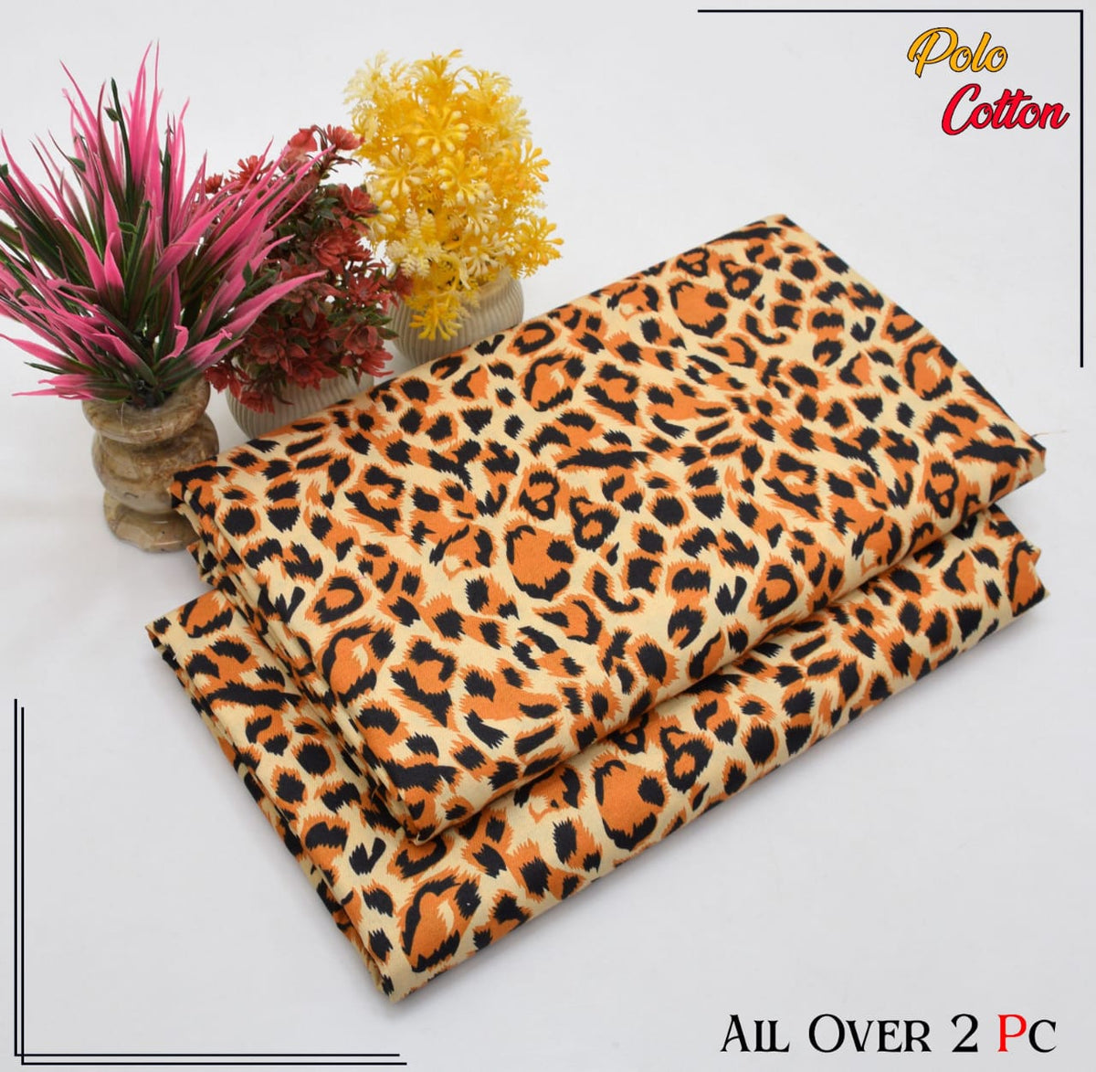 2 Piece – Cotton Digital Print Suit ( Design LS128)