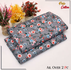 2 Piece – Cotton Digital Print Suit ( Design LS175)