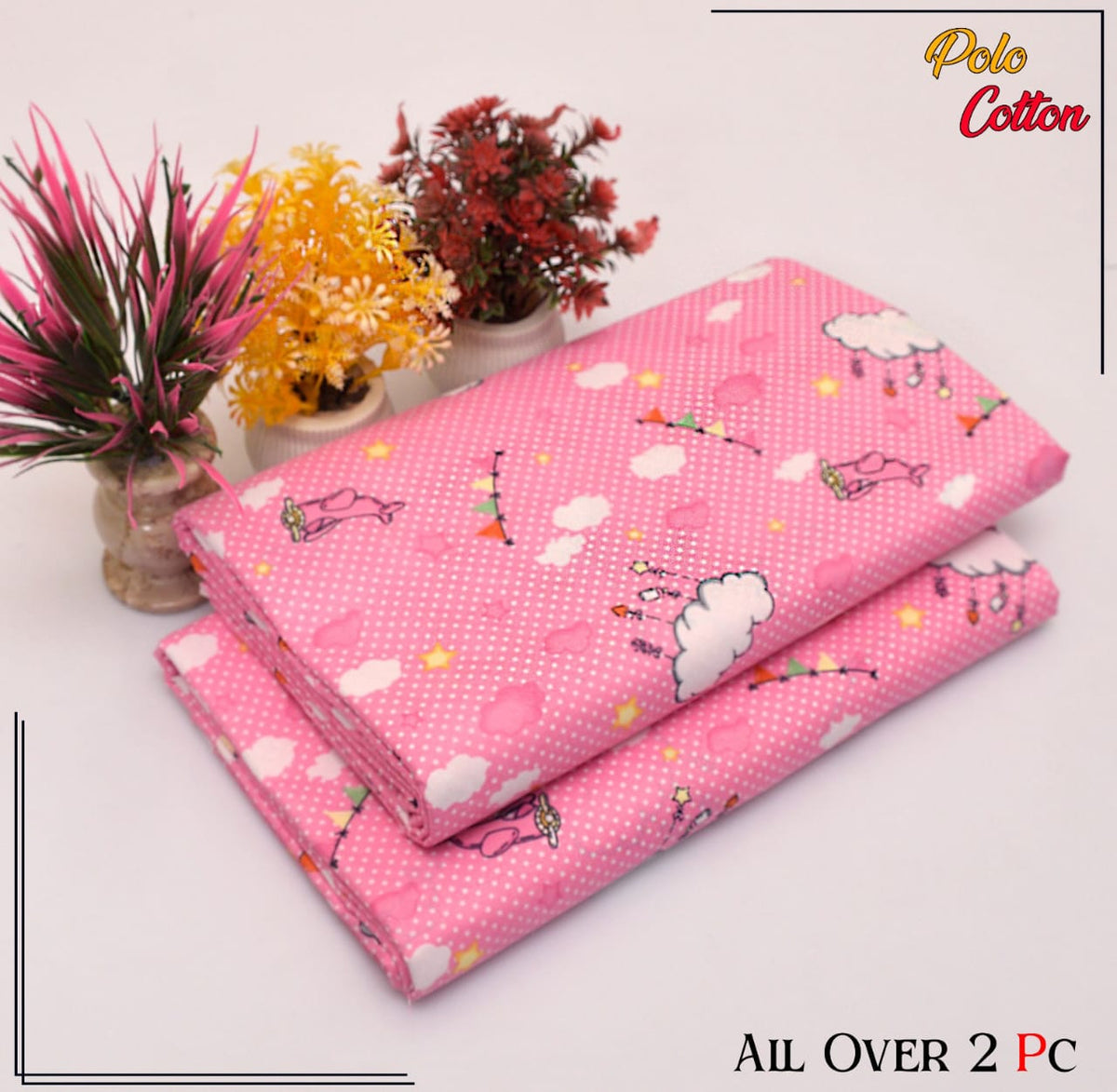2 Piece – Cotton Digital Print Suit ( Design LS168)