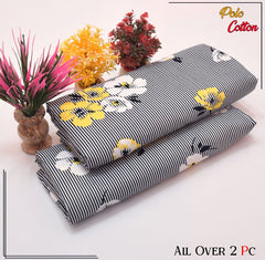 2 Piece – Cotton Digital Print Suit ( Design LS161)