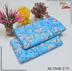 2 Piece – Cotton Digital Print Suit ( Design LS186)