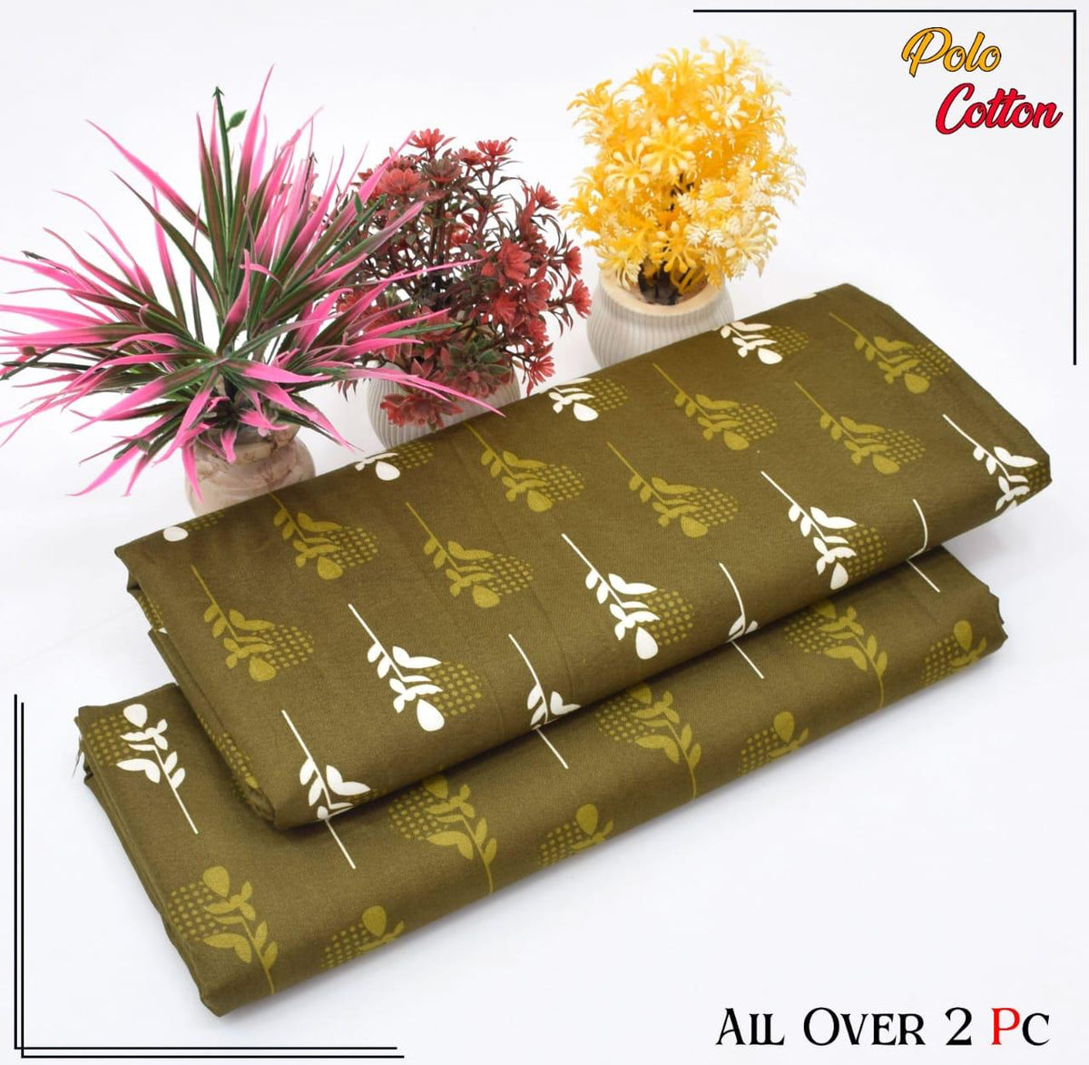 2 Piece – Cotton Digital Print Suit ( Design LS203)