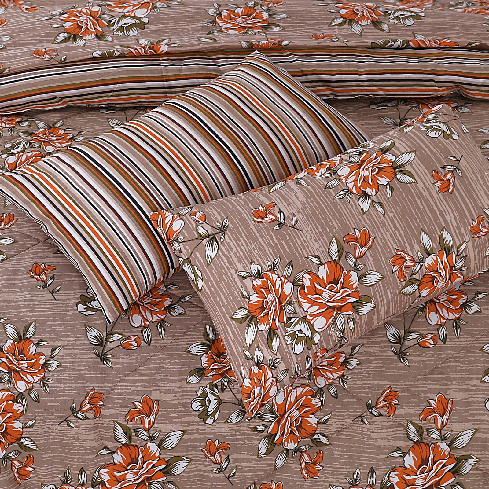 7 Pcs Comforter Set King Size Design KCC 00401