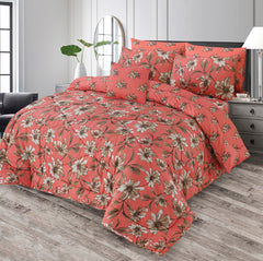 7 Pcs Comforter Set King Size Design KCC 00399