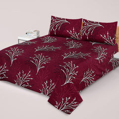 3PCS KING COTTON BED SHEET  B-814