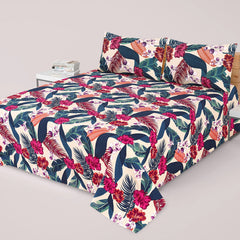 3PCS KING COTTON BED SHEET  B-815