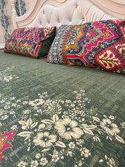 3PCS KING COTTON BED SHEET  B-817