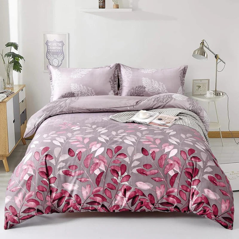 3PCS KING COTTON BED SHEET  B-828
