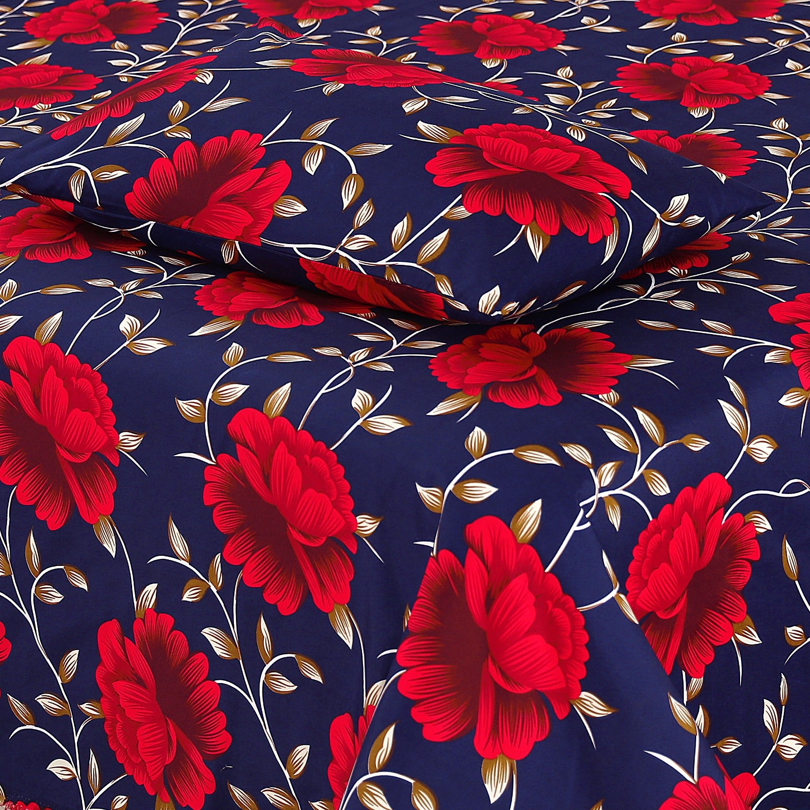3PCS KING COTTON BED SHEET  B-804
