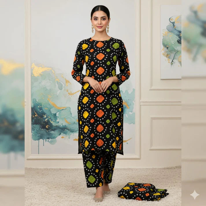 2 Piece  Lawn Digital Print Suit Design LS219
