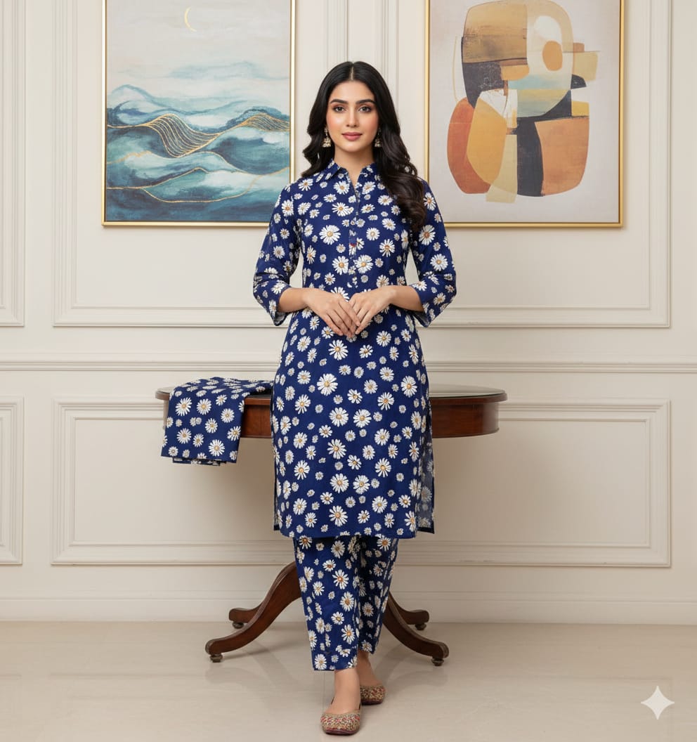 2 Piece – Lawn Digital Print Suit Design LS223