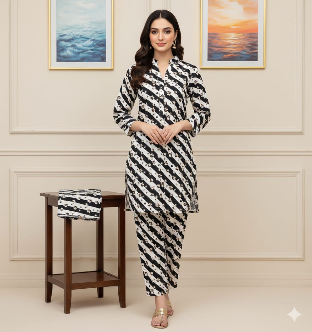 2 Piece – Lawn Digital Print Suit Design LS228