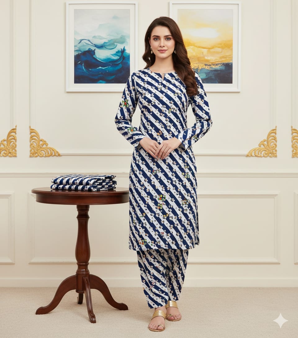 2 Piece – Lawn Digital Print Suit Design LS229