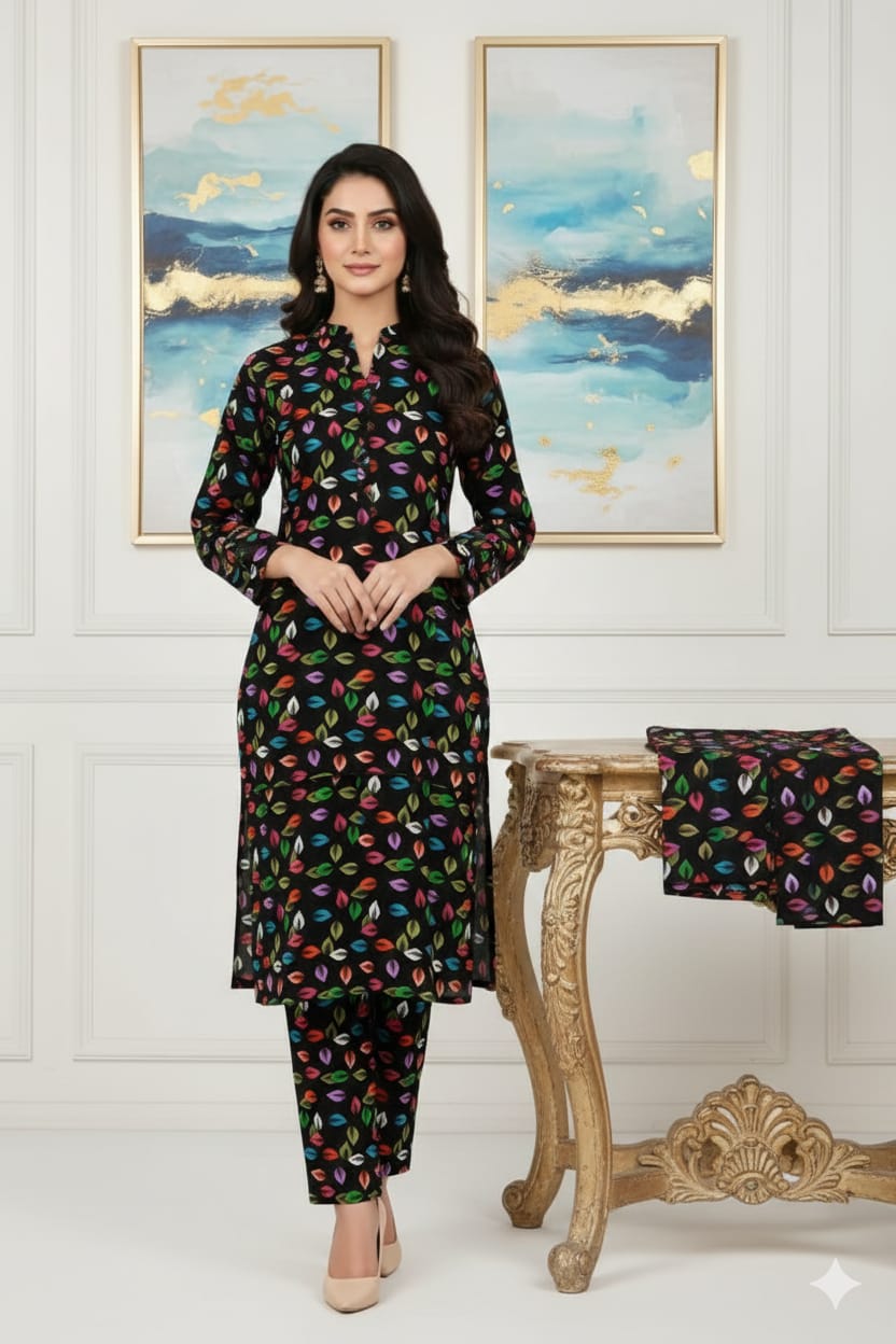 2 Piece – Lawn Digital Print Suit Design LS233