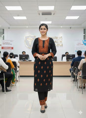 Embroidery Shirt sleeves and Trouser