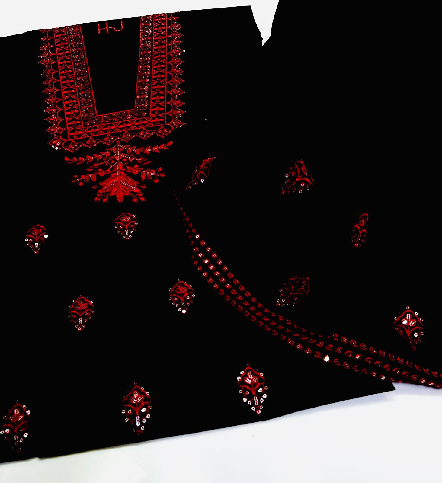 Embroidery Shirt sleeves and Trouser