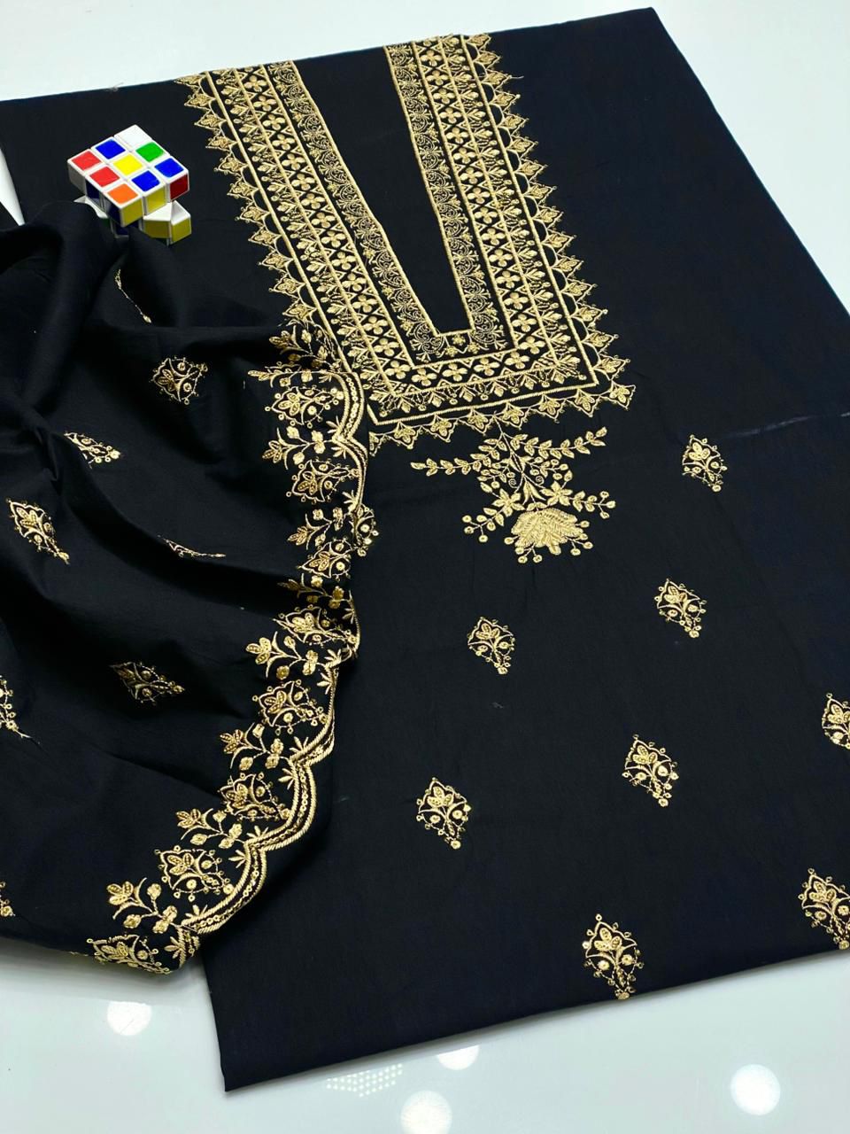 Embroidery Shirt sleeves and Trouser