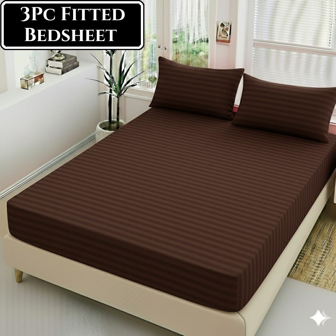 3Pc Fitted Sheet 598
