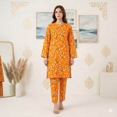 🌿 2 Piece Lawn Digital Print Suit Design LS650