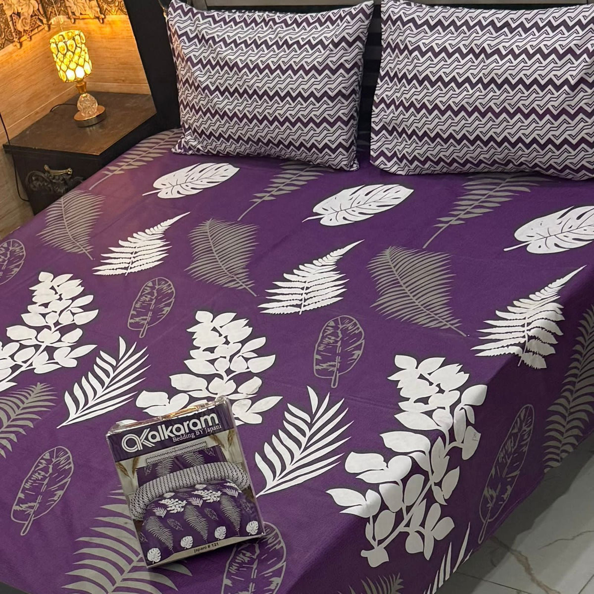 3PCS KING COTTON BED SHEET  B-8580