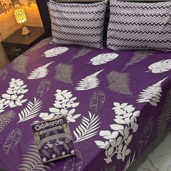 3PCS KING COTTON BED SHEET  B-8580