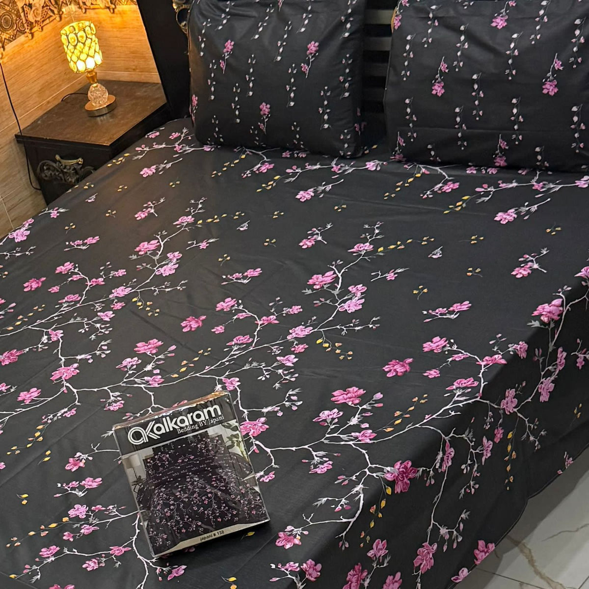 3PCS KING COTTON BED SHEET  B-85882