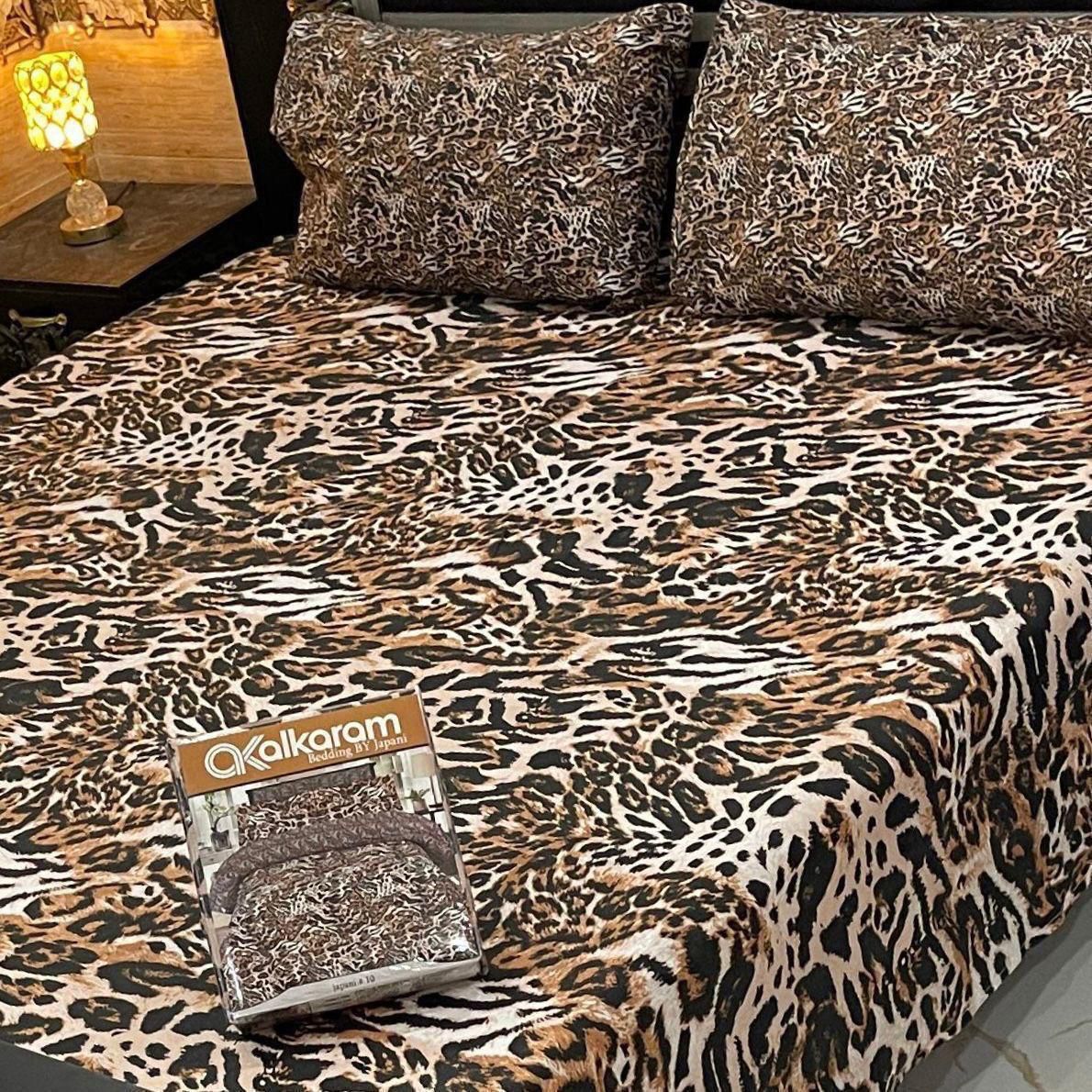 3PCS KING COTTON BED SHEET  B-8583