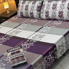 3PCS KING COTTON BED SHEET  B-836