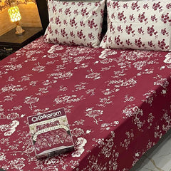 3PCS KING COTTON BED SHEET  B-837