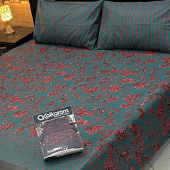 3PCS KING COTTON BED SHEET  B-850