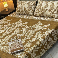 3PCS KING COTTON BED SHEET  B-858