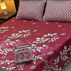 3PCS KING COTTON BED SHEET  B-859