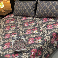3PCS KING COTTON BED SHEET  B-8562