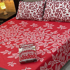 3PCS KING COTTON BED SHEET  B-8575