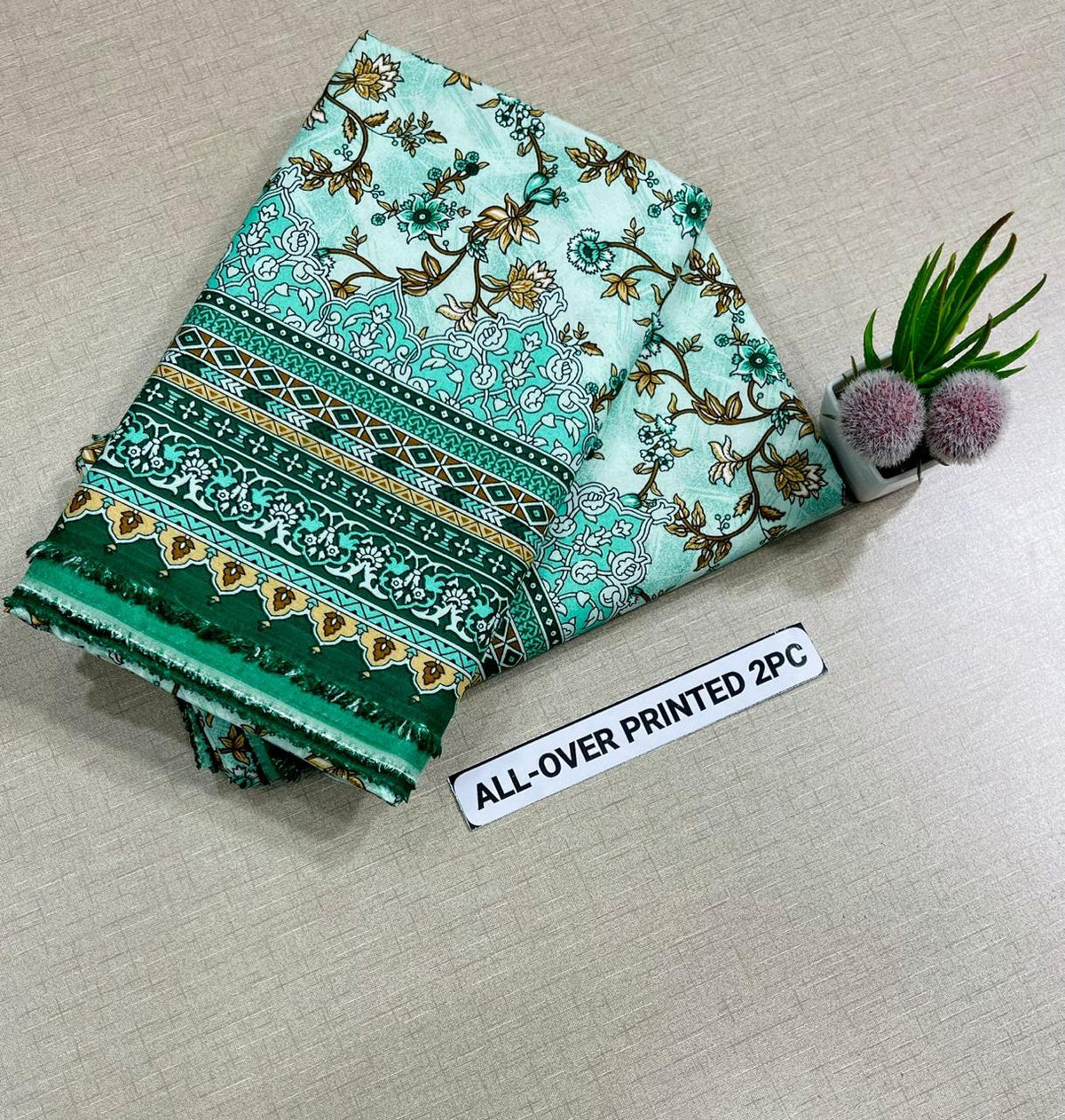 2 Piece LawnDigital  Print Suit Design LS 395
