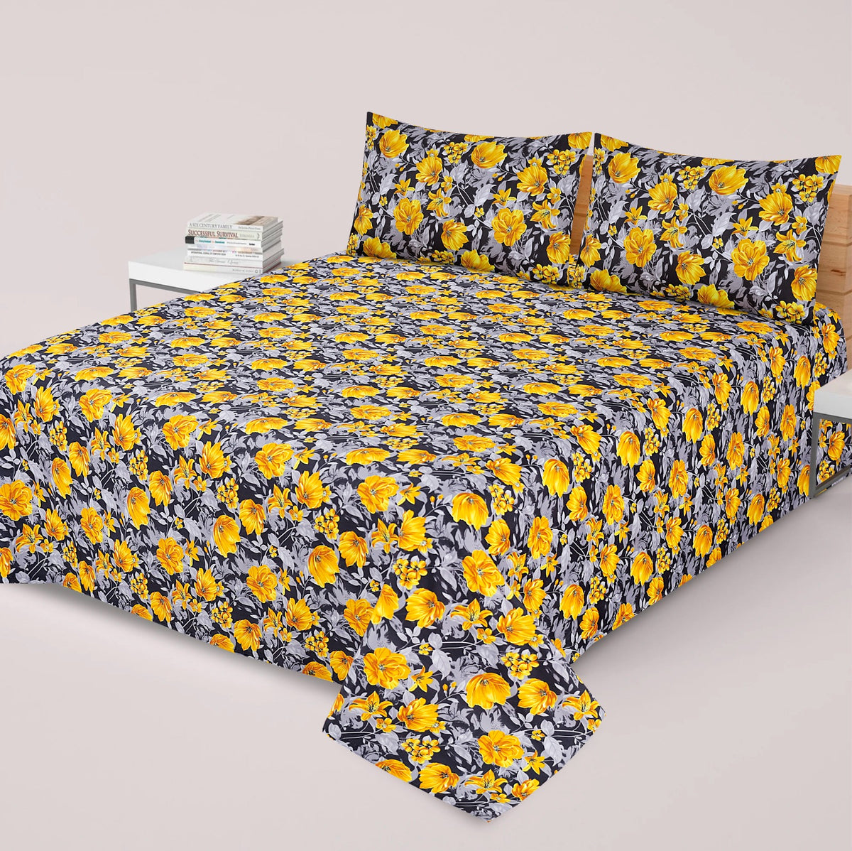 3 Pcs Bed sheet B-3193