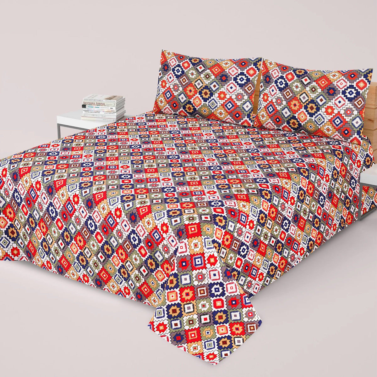 3 Pcs Bed sheet B-3192